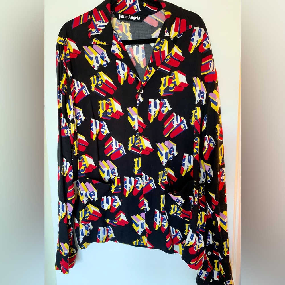 Palm Angels 3D Logo Pajama Shirt